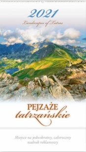 Kalendarz 2021. Reklamowy. Pejzaże tatrzańskie