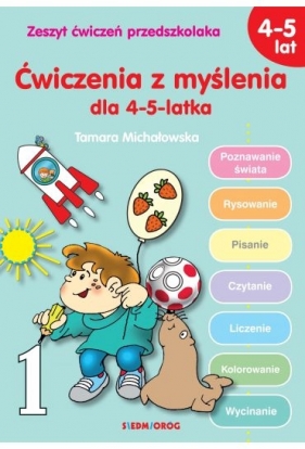 Ćwiczenia z myślenia dla 4-5-latka - Michałowska Tamara