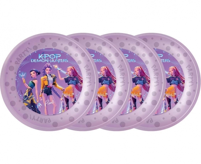 Talerzyki wielorazowe K-POP Demon Hunters 21cm 4sz