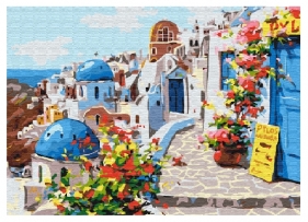 Malowanie po numerach 40x50cm ASTRA ARTEA - Magiczne Santorini (801023908)