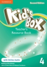 Kid's Box 4 Teacher's Resource Book with online audio Escribano Kathryn, Nixon Caroline