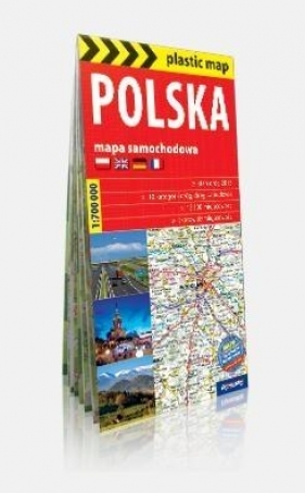 Polska mapa samochodowa 1:700 000 foliowana - Praca zbiorowa