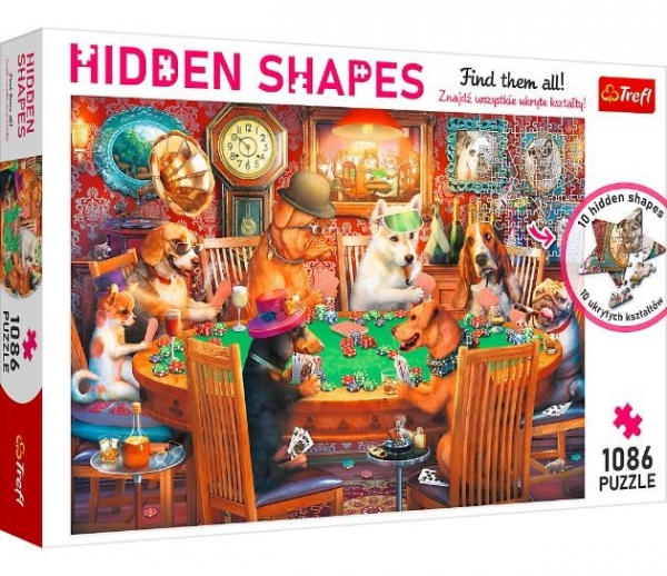 Puzzle Hidden Shapes Wieczór gier (10749)