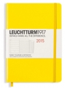 Weekly Planner 2015 & Notebook Medium cytrynowy