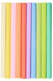 Bibuła marszczona mix pastel 10szt 50x200cmHERLITZ