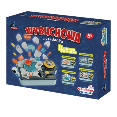 Gra Zręcznościowa 4w1 Wybuchowa układanka
