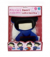 Filcowe robótki Lalka Japonka Niebieska Saori - <br />