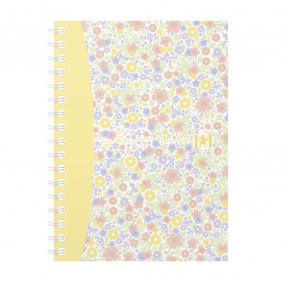 Kołozeszyt Oxford Floral A6/50k kratka, 1 szt