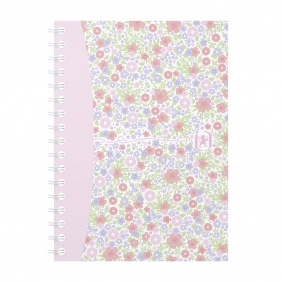 Kołozeszyt Oxford Floral A6/50k kratka, 1 szt