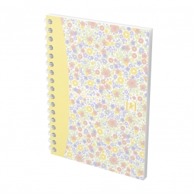 Kołozeszyt Oxford Floral A6/50k kratka, 1 szt