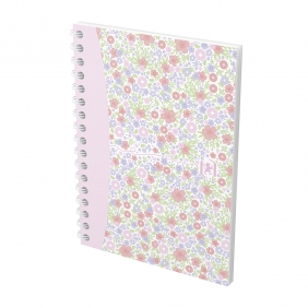 Kołozeszyt Oxford Floral A6/50k kratka, 1 szt