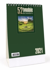 Kalendarz 2021 Biurkowy - 52T zielony CRUX - Praca zbiorowa