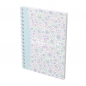 Kołozeszyt Oxford Floral A6/50k kratka, 1 szt