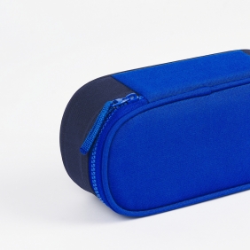 Piórnik z klapką Oxford Funky - granatowy