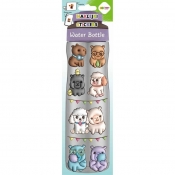 Naklejki Water Bottle - Kapibara Kapi Fun, 83x286 mm