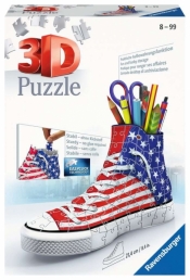 Ravensburger, Puzzle 3D: Przybornik - Sneaker (12549)