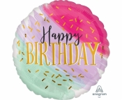 Balon foliowy Happy Birthday 46cm