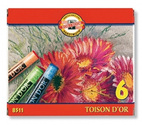 Pastele suche Toison D'or, 6 kolorów
