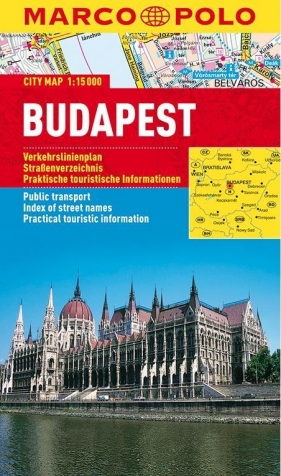 Budapest city map - Opracowanie zbiorowe