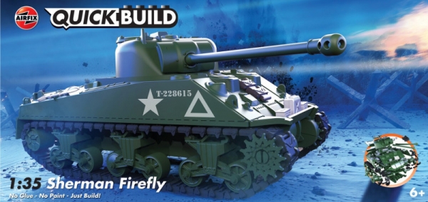 Model plastikowy Quickbuild Sherman Firefly 1/35 (J6042)