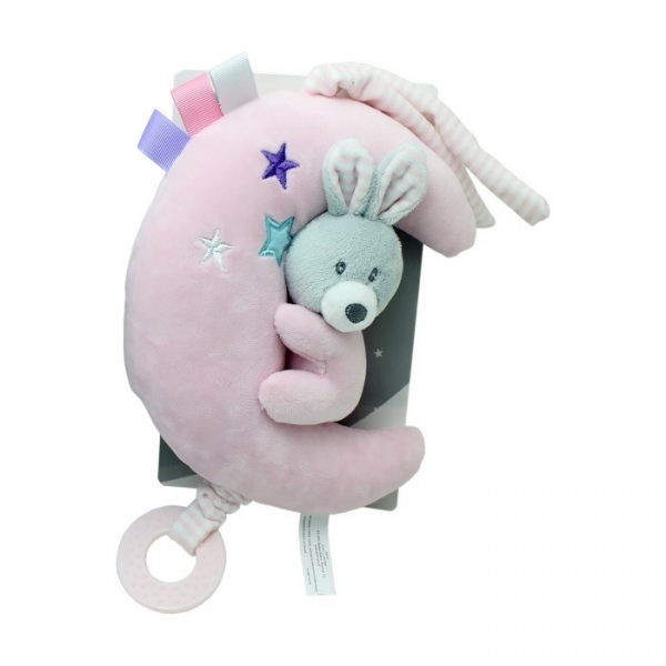 Pozytywka Księżyc New Baby Króliczek 20 cm (5010a)