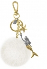 Zawieszka do torebki syrena z pomponem