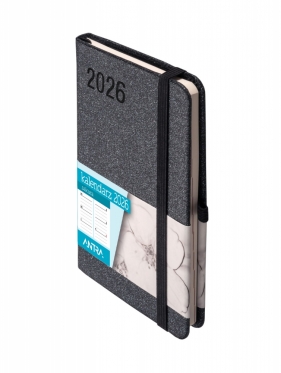 Kalendarz 2026 Sakura A6 TDW - Czarny