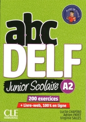 ABC DELF A2 junior scolaire książka + DVD + zawartość online - Payet Adrien, Chapiro Lucile