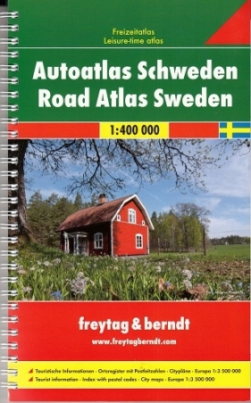 Szwecja Atlas samochodowy 1:400 000