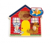 Puzzle - domek zwierząt (E1304)