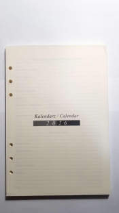 Wkład do organizera terminarz 2026 14,5x21cm