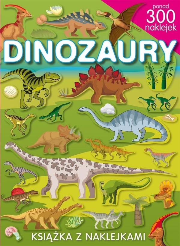 Dinozaury Książka z naklejkami