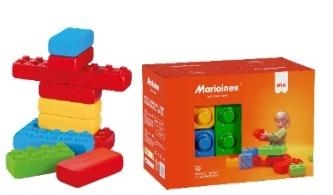 Klocki budownane cegły 12 elementów