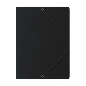 Teczka preszpanowa z gumką Bantex A4 - czarna
