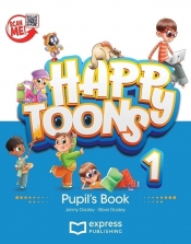 Happy Toons 1 edycja międzyna. PB + DigiBook (kod) - Jenny Dooley, Steve Dooley