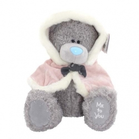 Miś 26 cm w pelerynie - <br />