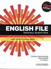 English File. Język angielski. Elementary Student`s Book + online practice. Podręcznik dla liceum i technikum. Wydanie 3 - Christina Latham-Koenig, Clive Oxenden