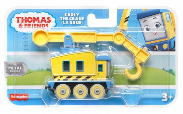 Tomek i Przyjaciele Duża lokomotywa metalowa Carly (HFX91/HDY61)