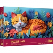Puzzle - Paper Art: Kotek, 160 el.