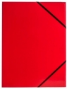 Teczka kartonowa na gumkę Tetis A4, 6 szt. - czerwona (BT600-C)