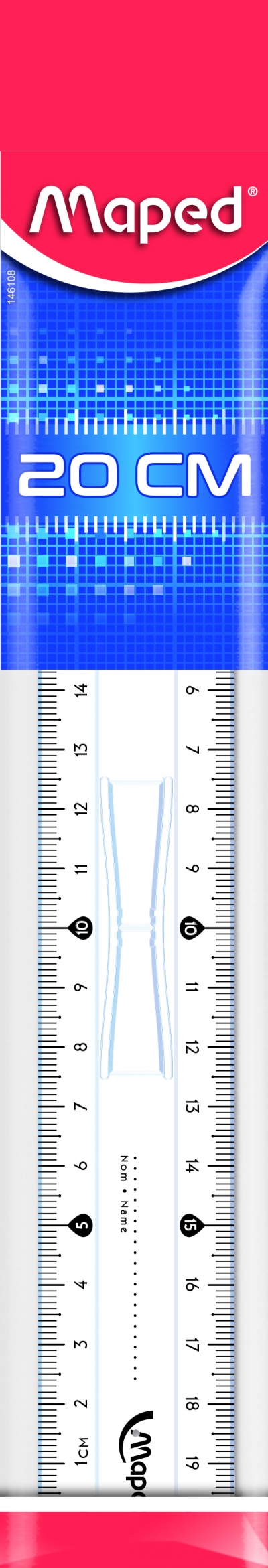 <img src='https://webimage.pl/pics/496/1/d3154141461088.jpg' style='height:440px' /> Linijka Maped Classic z uchwytem 20 Cm