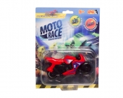 Moto Race - Kraksa na maxa - Motorek czerwony 8,5 cm (EP04112 - RED)