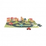 Drewniane puzzle, miasto i samochodzikiEgmont Toys