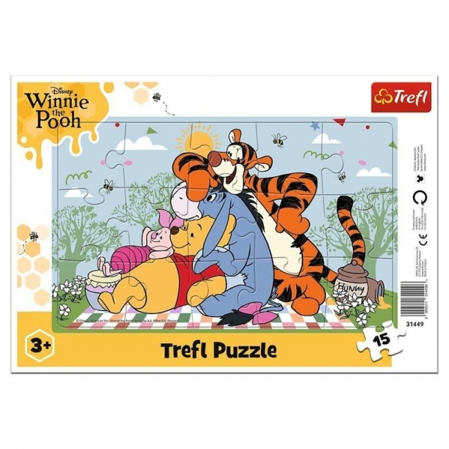 Puzzle ramkowe Puchatkowe sprawy TREFL