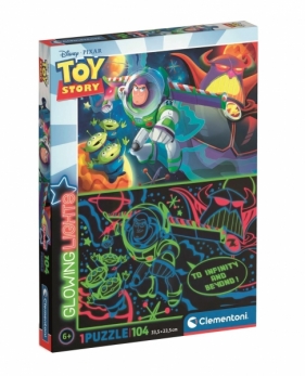 Clementoni, Puzzle Glowing Lights 104: Toy Story (27549)