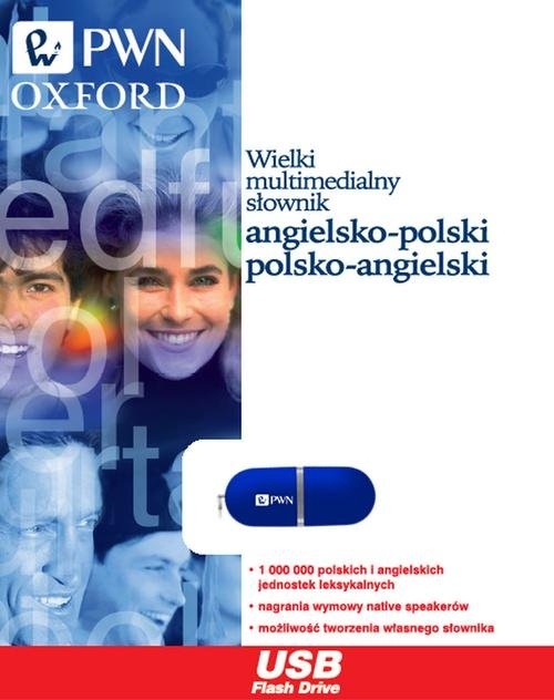 Wielki multimedialny słownik angielsko-polski polsko-angielski PWN-Oxford na pendrive