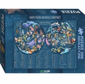 Puzzle 200 - Mapa Nieba Młodego Odkrywcy