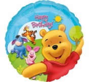 Balon foliowy Pooh and Friends Sunny BDAY 46cm