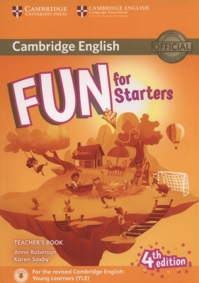 Fun for Starters Teacher?s Book + Downloadable Audio - Anne Robinson, Karen Saxby