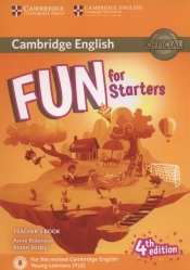 Fun for Starters Teacher?s Book + Downloadable Audio - Anne Robinson, Karen Saxby